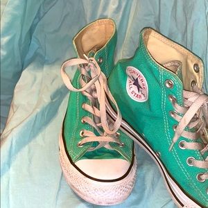 Teal converse